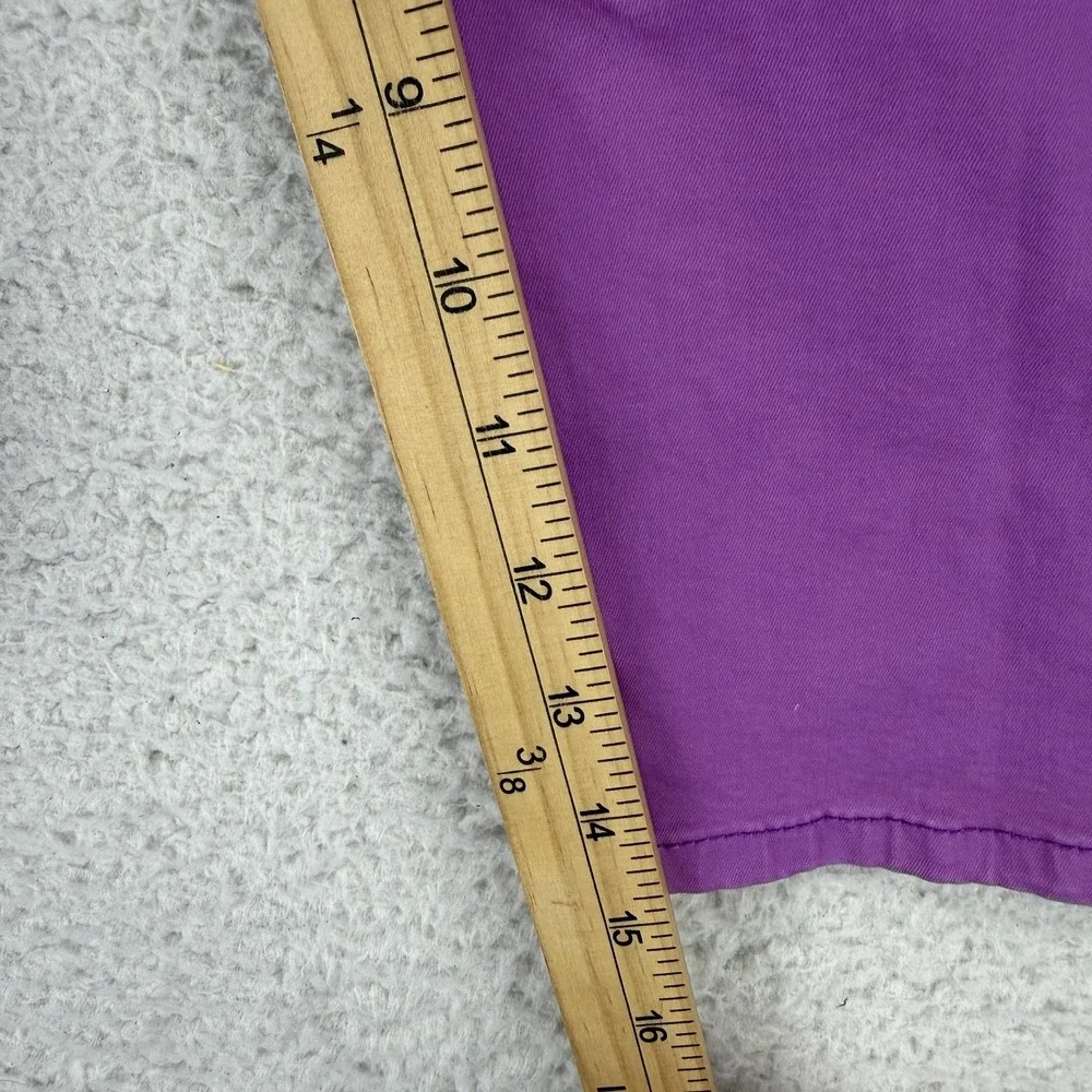 Tommy Bahama Womens 10 Purple Denim Stretch Clam Digger Bermuda Shorts TWJ0609